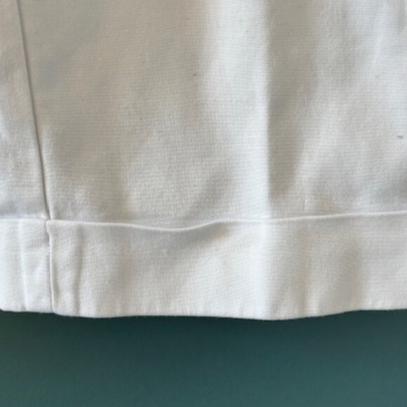 Chico's So Slimming Stretch Crop Sz 1 Optic White Pants High Rise Staple Casual - Picture 4 of 7